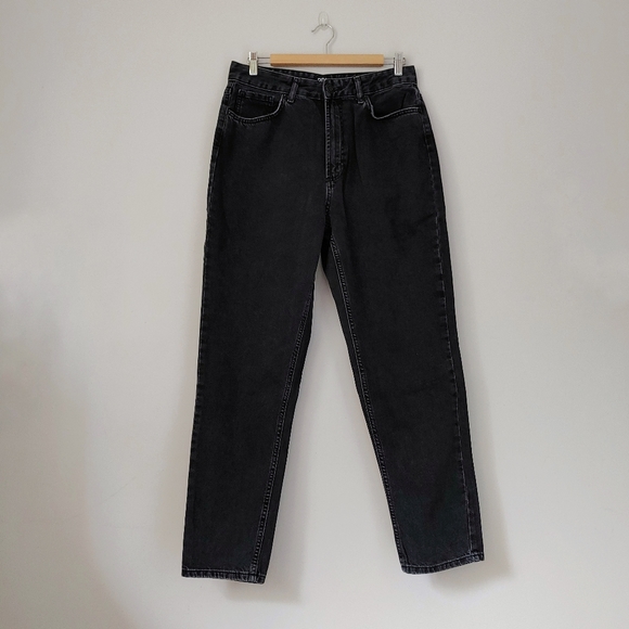 BDG High-Waisted Mom Jeans Washed Black Denim Size 30 Urban Outfitters - Picture 4 of 16